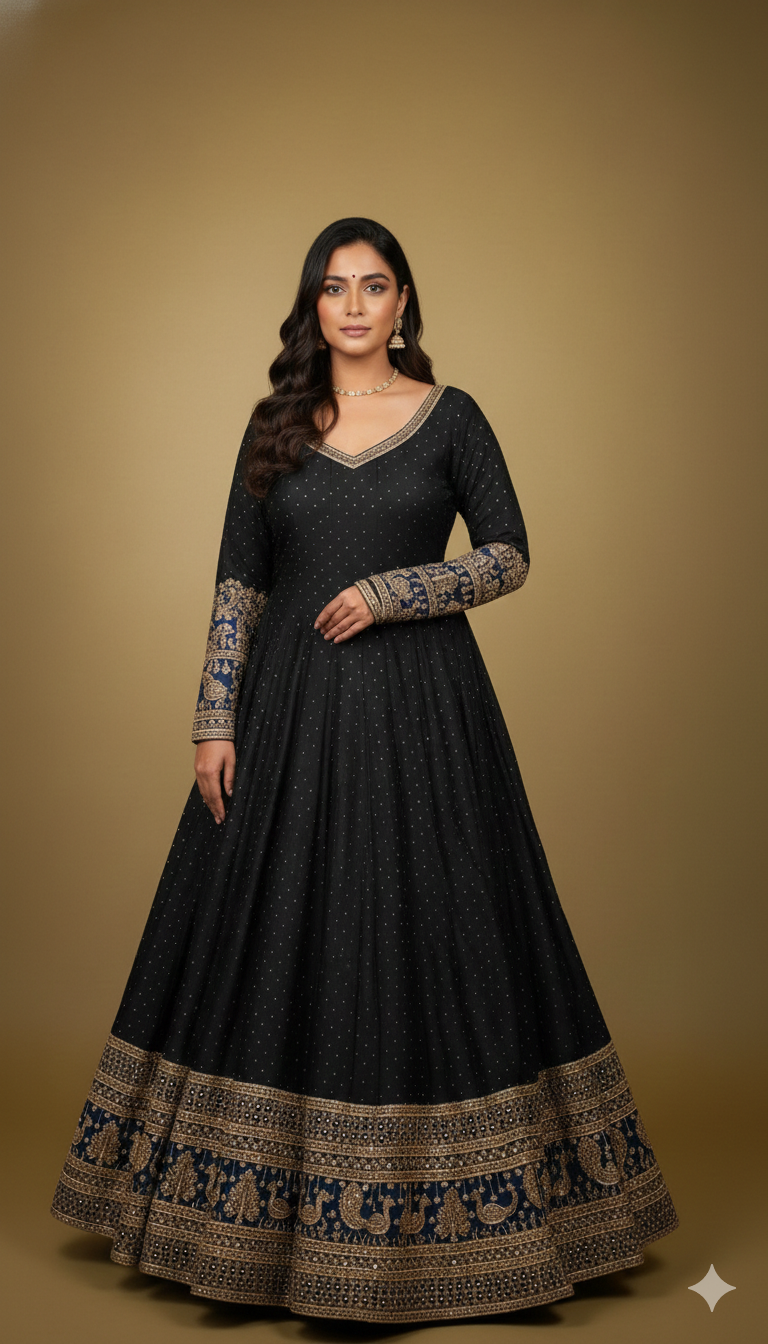 Heritage Flora Embroidered Gown Main image