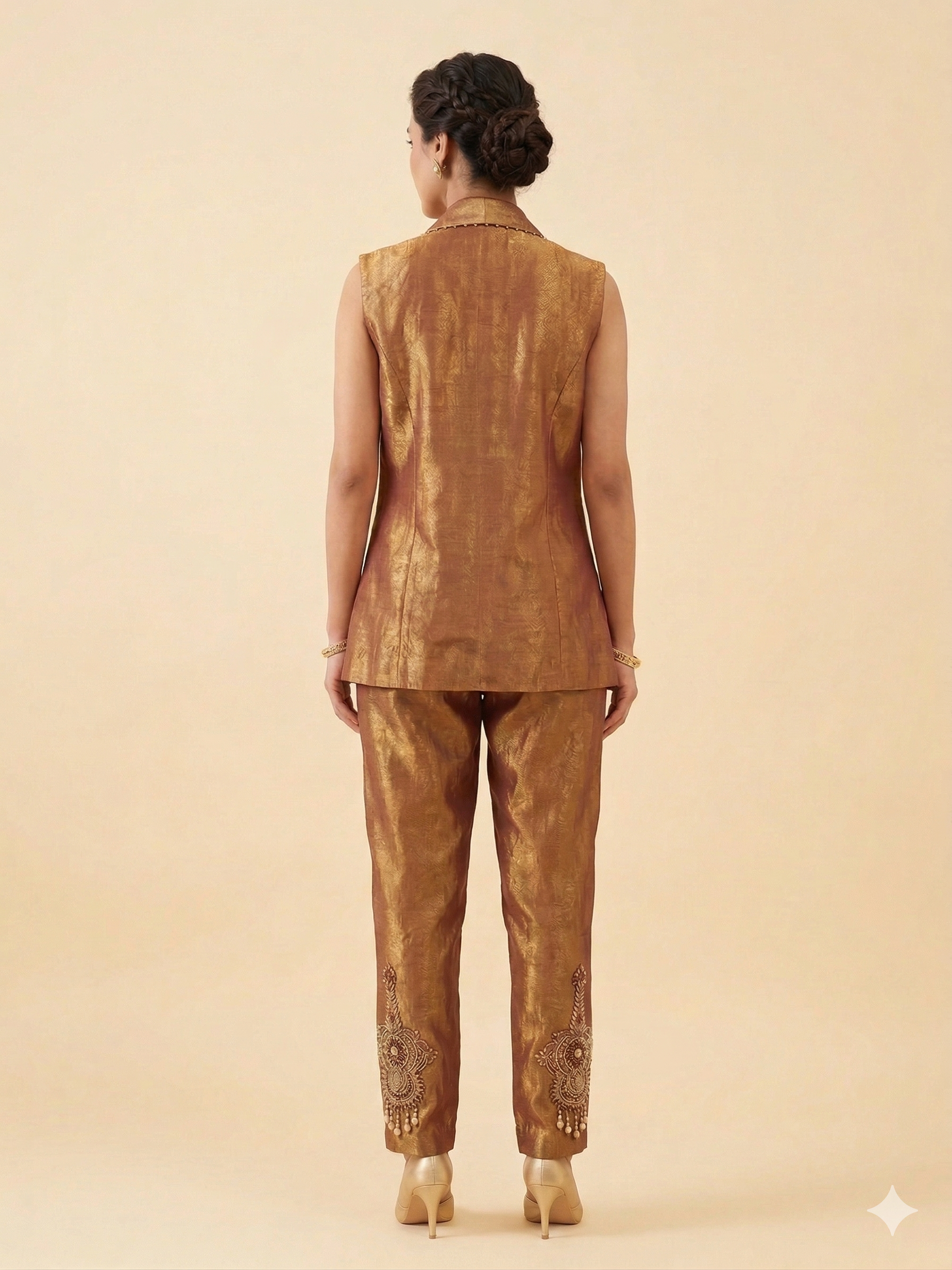 Gilded Bronze: Three-Piece Set