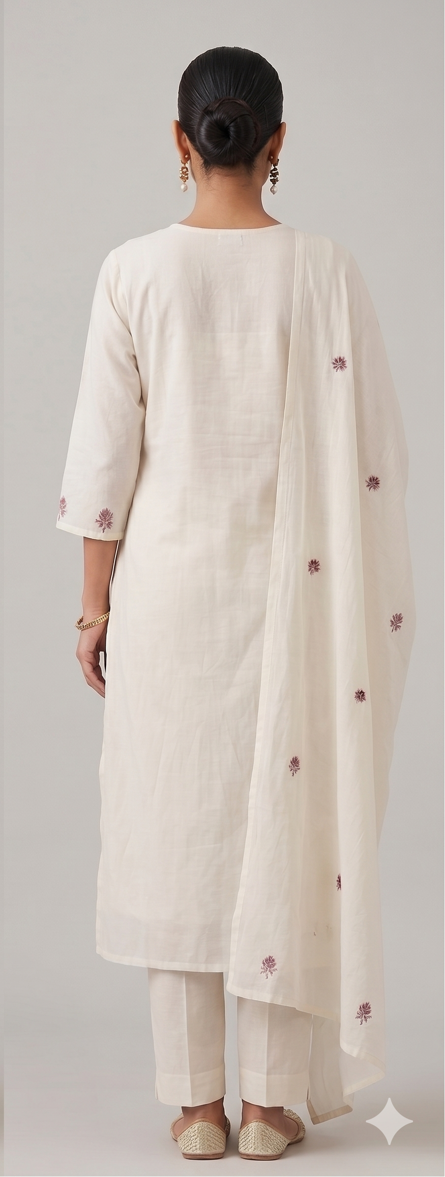 Floral Patchwork Kurta Set