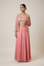 Embroidered Jacket-Palazzo Set