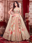 Crimson Floral Pleated Lehenga Set