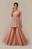 Peplum Tunic and Flared Sharara Set