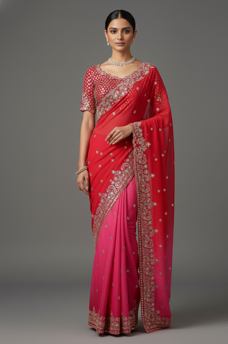 Golden Marigold Scalloped Drape