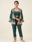 Three-Piece Embroidered Co-ord Set