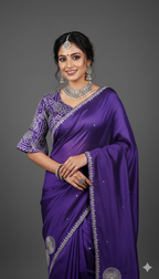 Smooth Zari Satin Silk Saree
