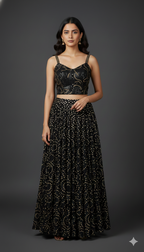 Midnight Galaxy Sequin Set