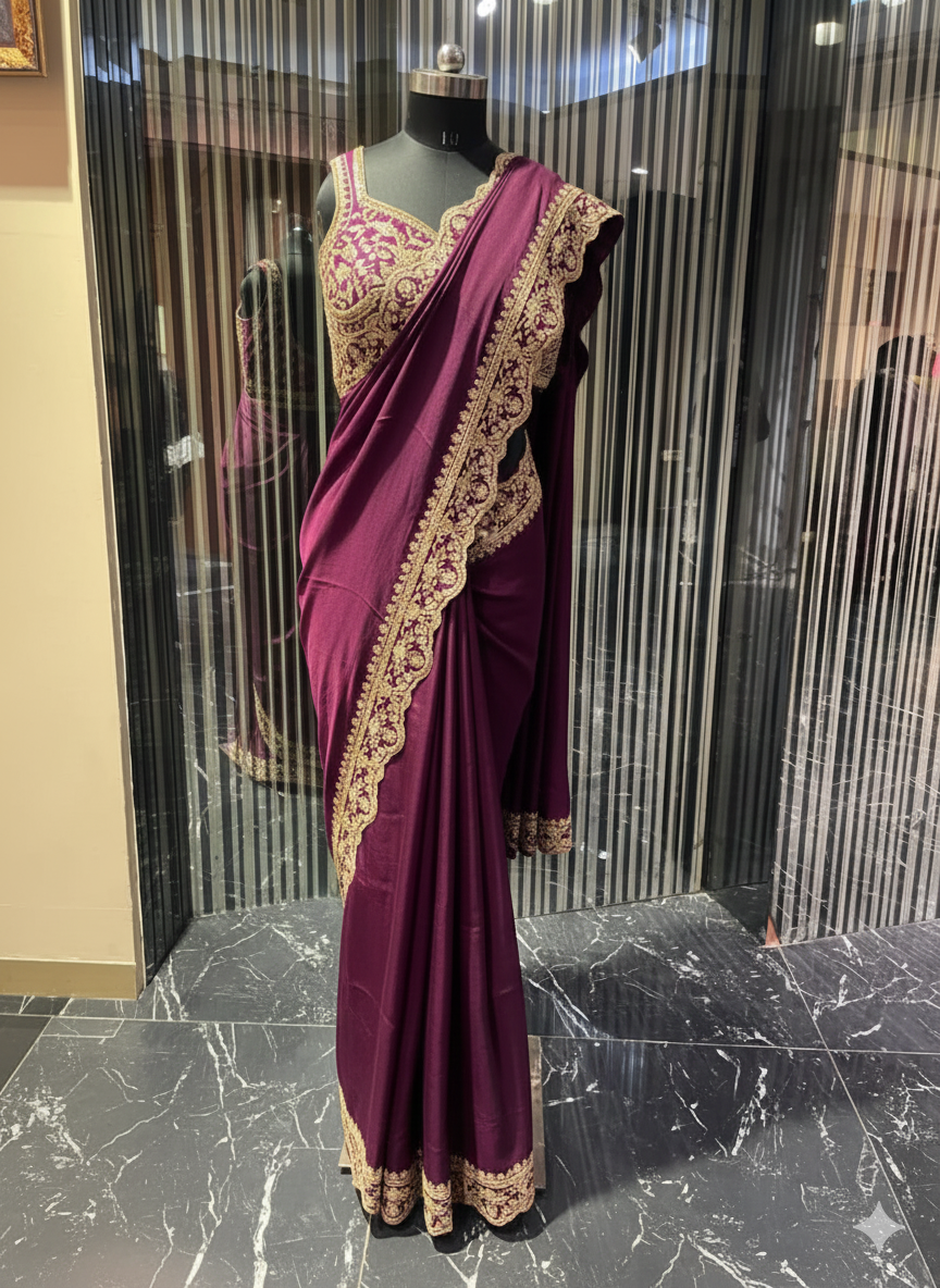 The Royal Cobalt Saree (358 GS-125)