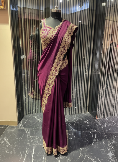 The Royal Cobalt Saree (358 GS-125)
