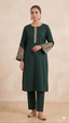 Emerald Enigma Embroidered Set