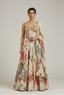 Vasant Vatika Floral Corset Lehenga
