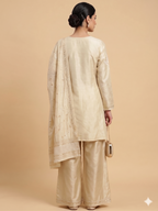 Silk Chanderi Sharara Set