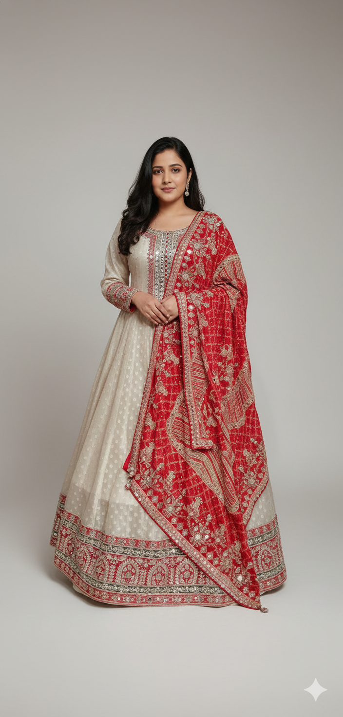 Gilded Saffron Heritage Gown