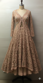 Intricate Anarkali Style lehenga Ensemble (PN-7617 M-58)