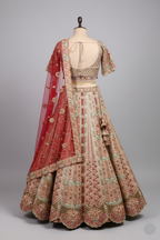 Blush & Mint Multi-Panel Lehenga (813 GS-86)