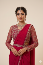 Regal Deep Ready-to-Wear Drape Saree