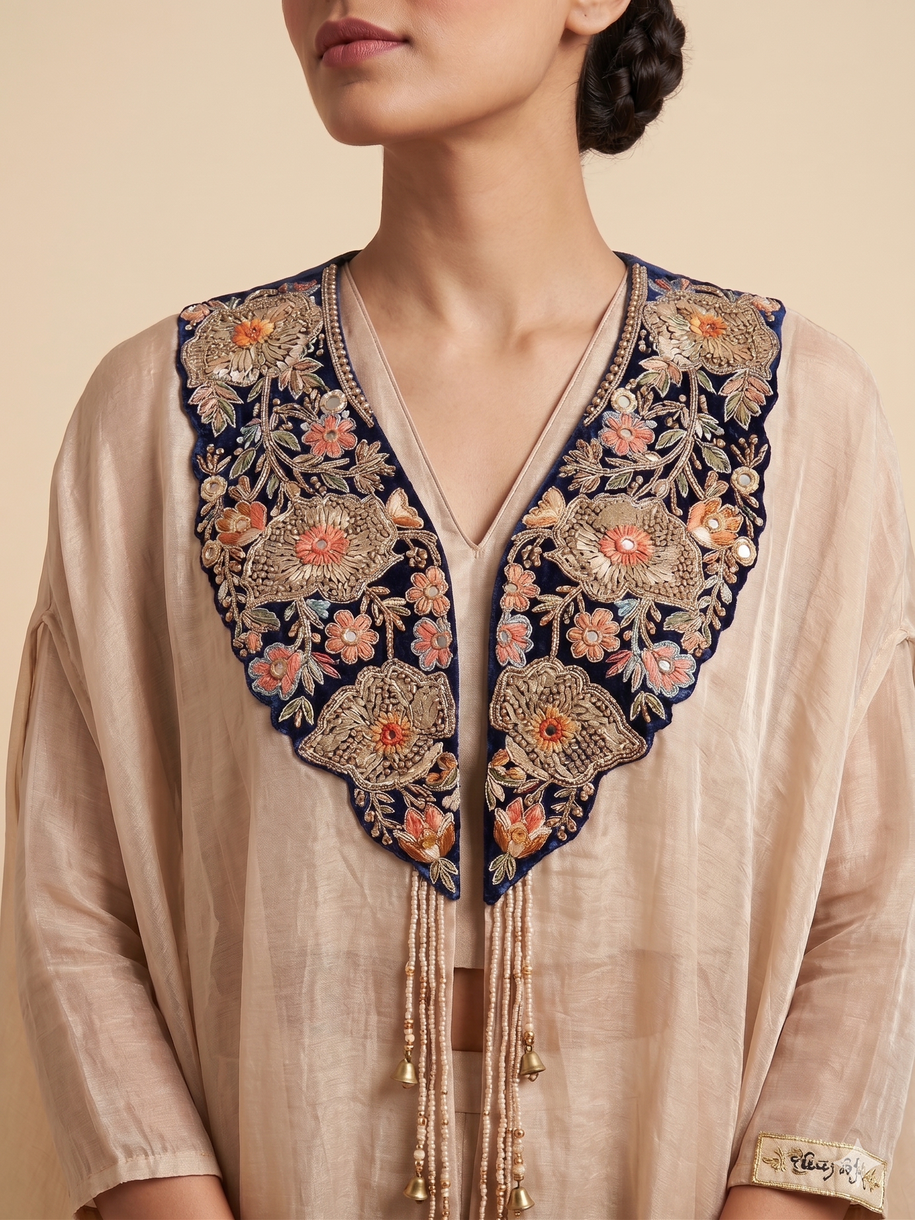 Golden Glaze Cape & Palazzo Set