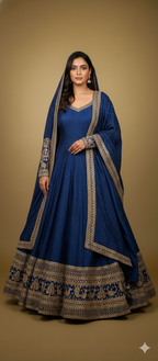 Heritage Flora Embroidered Gown