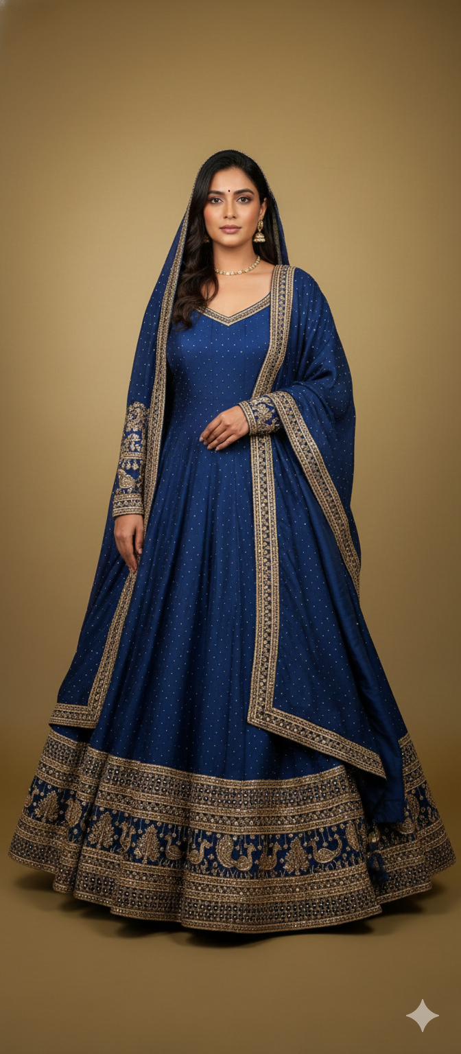 Heritage Flora Embroidered Gown