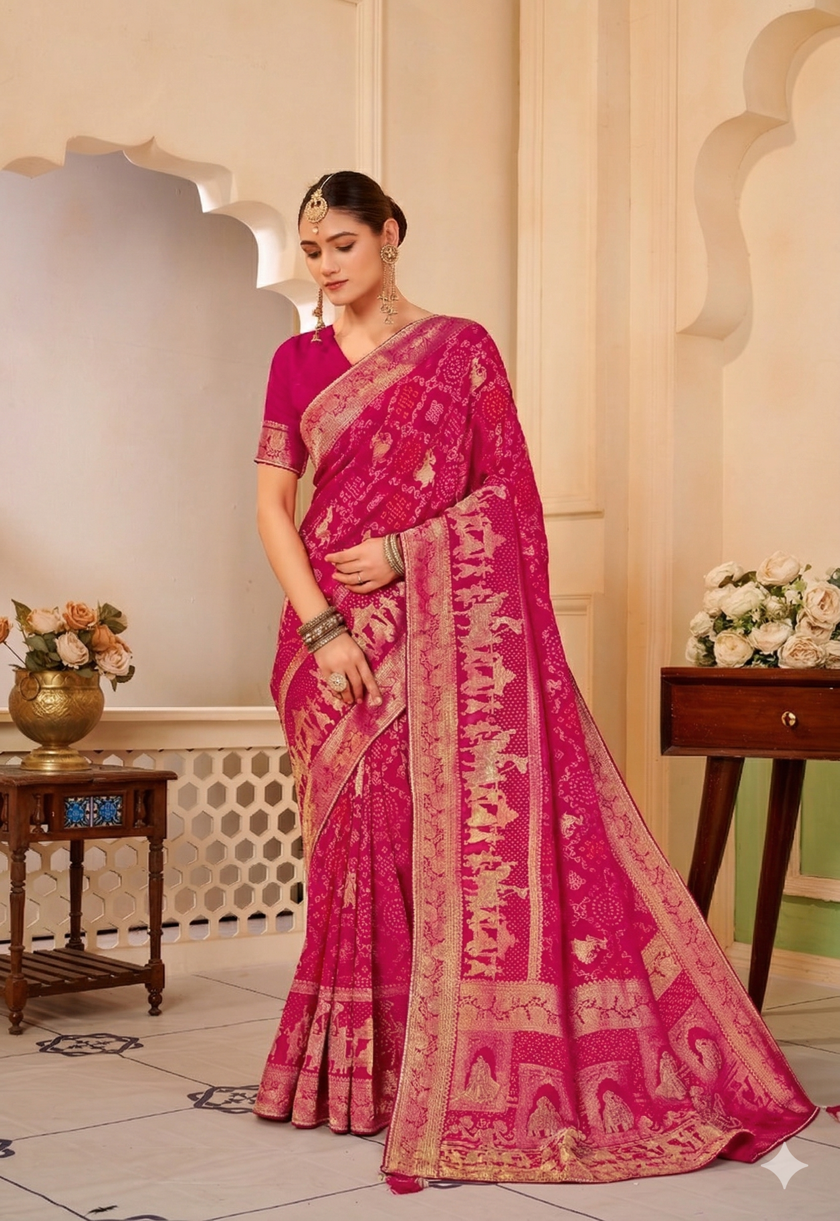 Royal Rani Banarasi Silk Saree