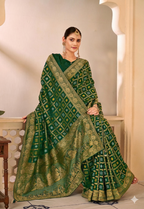 Hand-Woven Banarasi Silk Saree