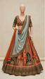 Heirloom Crimson Lehenga (RAMBAGH KALI B-55)