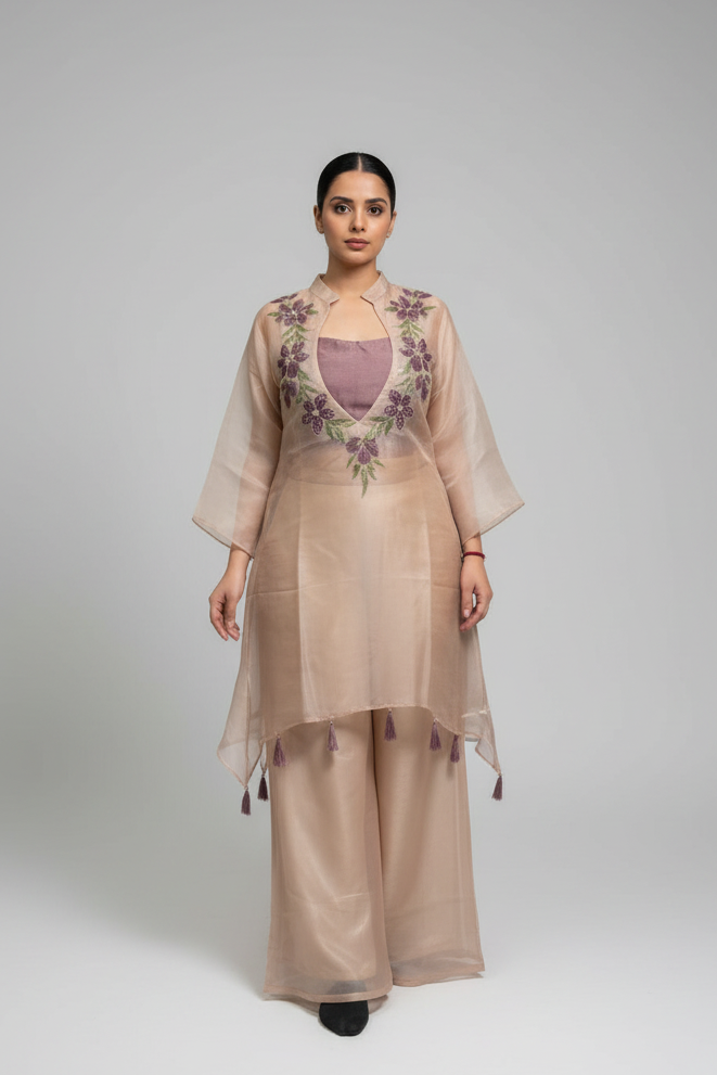 The Mauve Organza Glaze Set