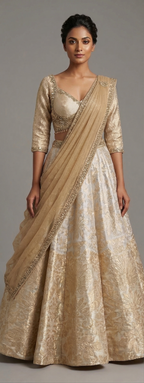 Swarna-Dhara Brocade Lehenga
