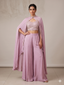 Lavender Cape and Palazzo Co-ord Set