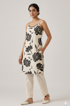 Bloom Strappy Kurta Set