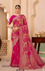 Ornate Floral Banarasi Silk Saree
