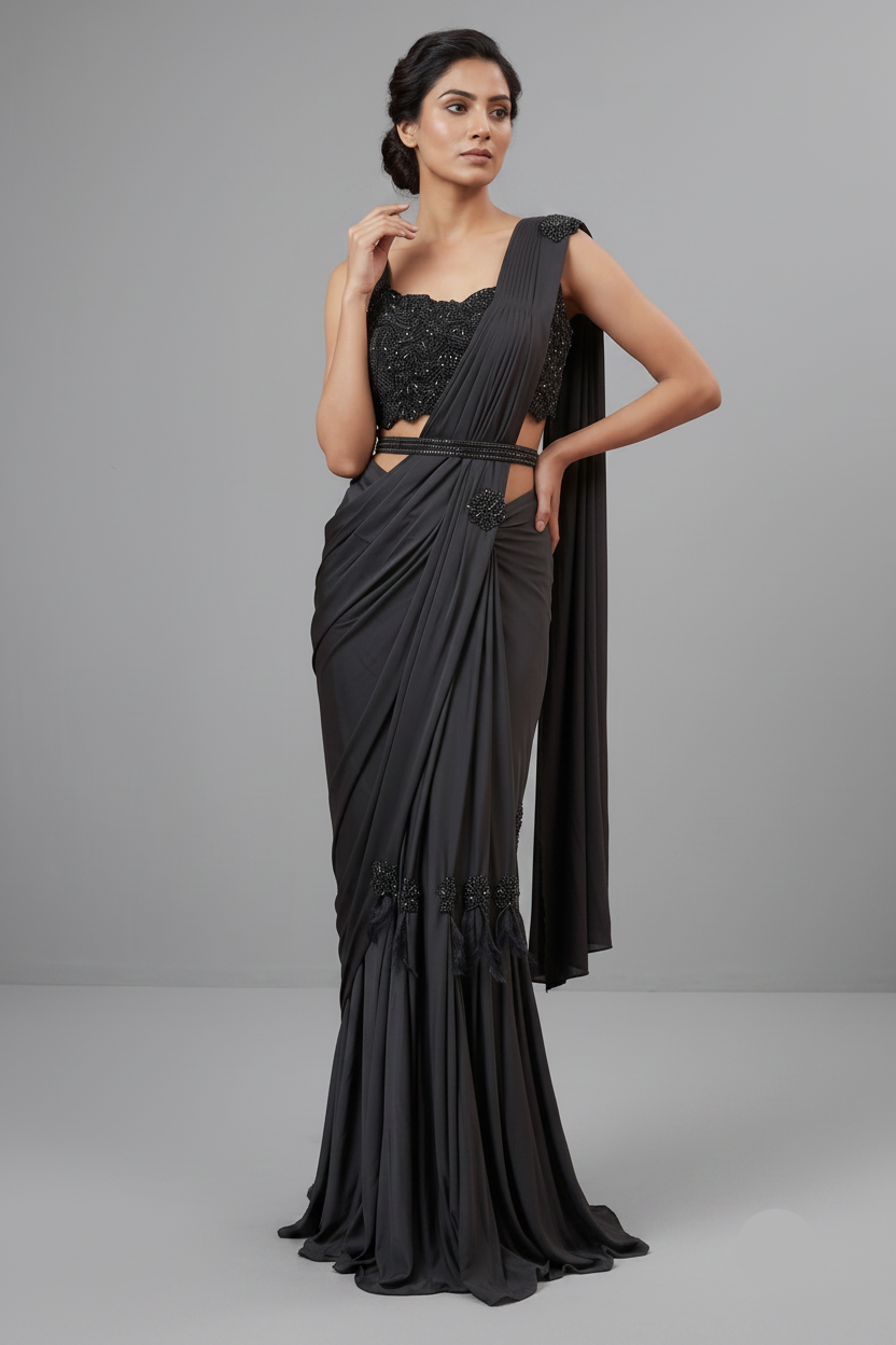Contemporary Pre-Draped Saree Main image