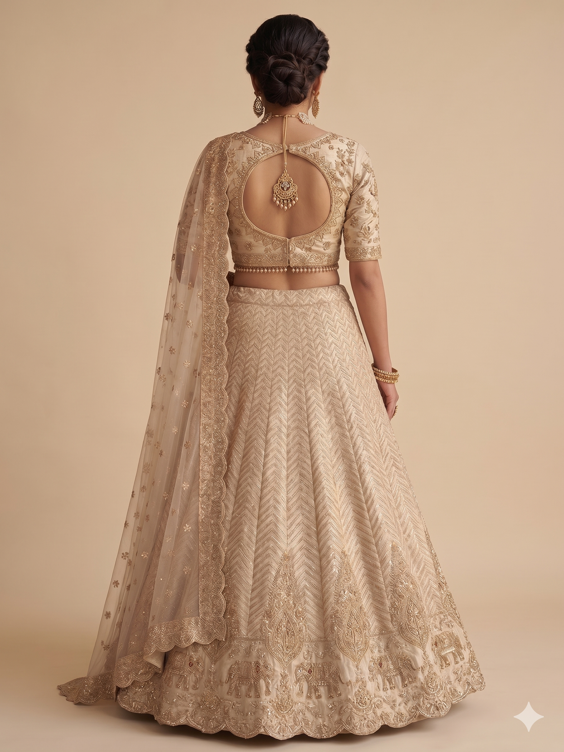 Royal Ivory Heritage Lehenga Set