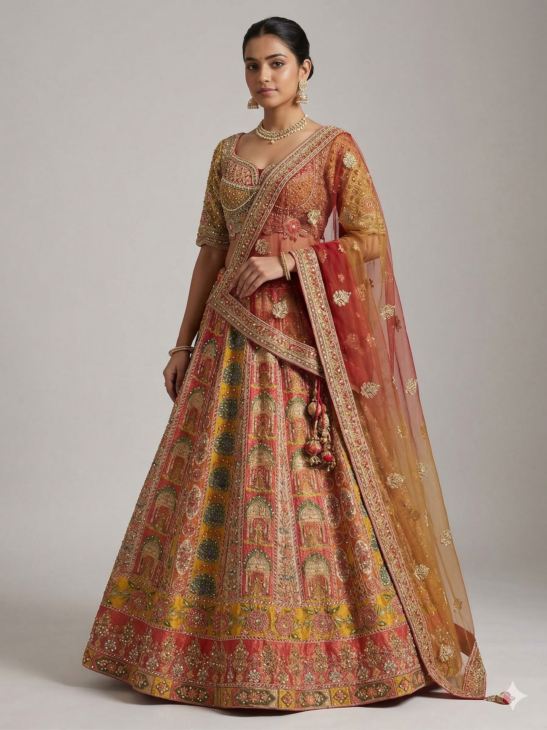 Mandap-Maya Kalidar Lehenga