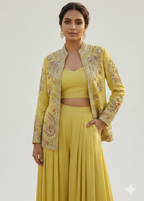 Three-Piece Indo-Western Co-ord Set