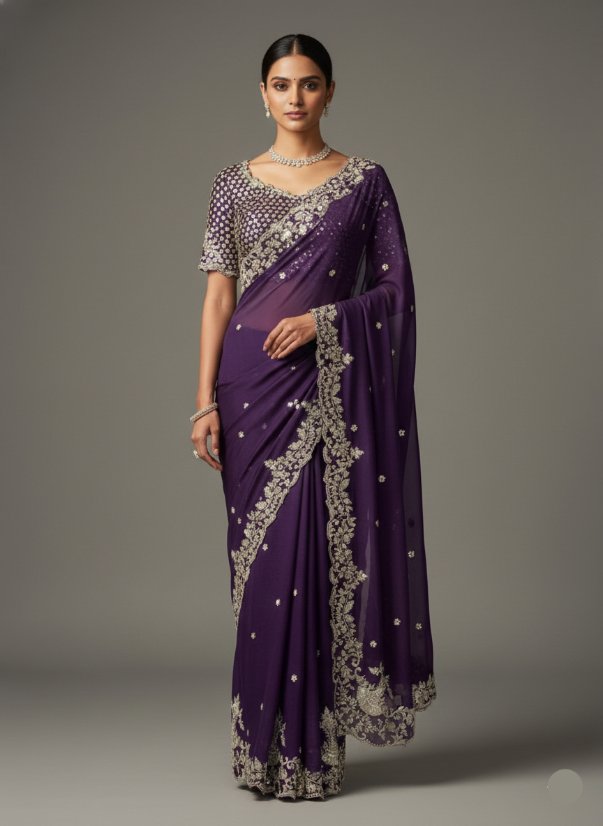 Royal Amethyst Scalloped Grace Main image