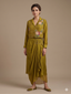 Fusion Flair Draped Skirt & Jacket