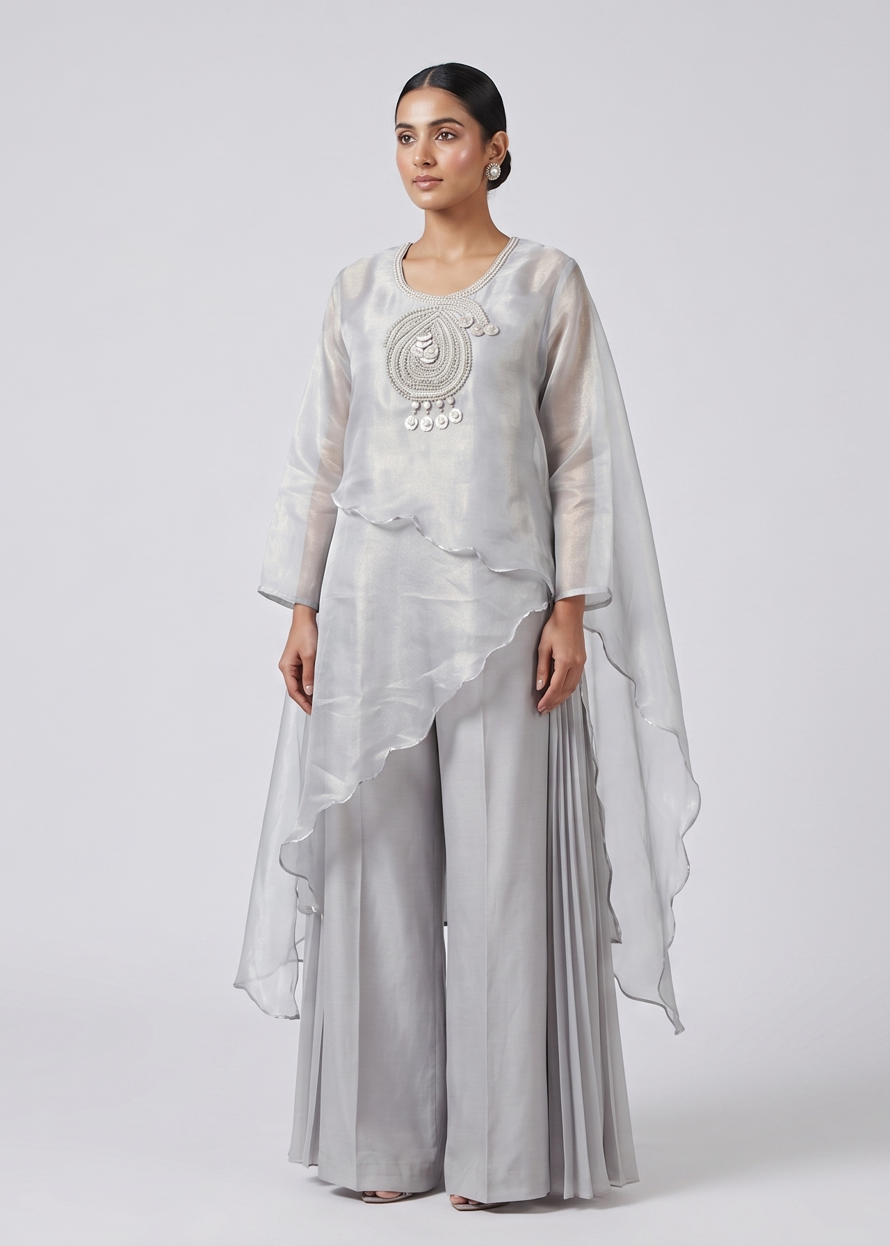 Asymmetric Tunic and Palazzo Set Main image