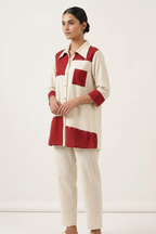 Geometric Patchwork Cotton Co-ord Set