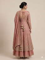 Heavily Embroidered Heritage Anarkali Set