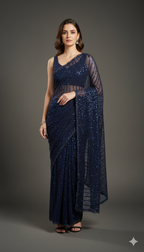 Midnight Galaxy Sequin Drape