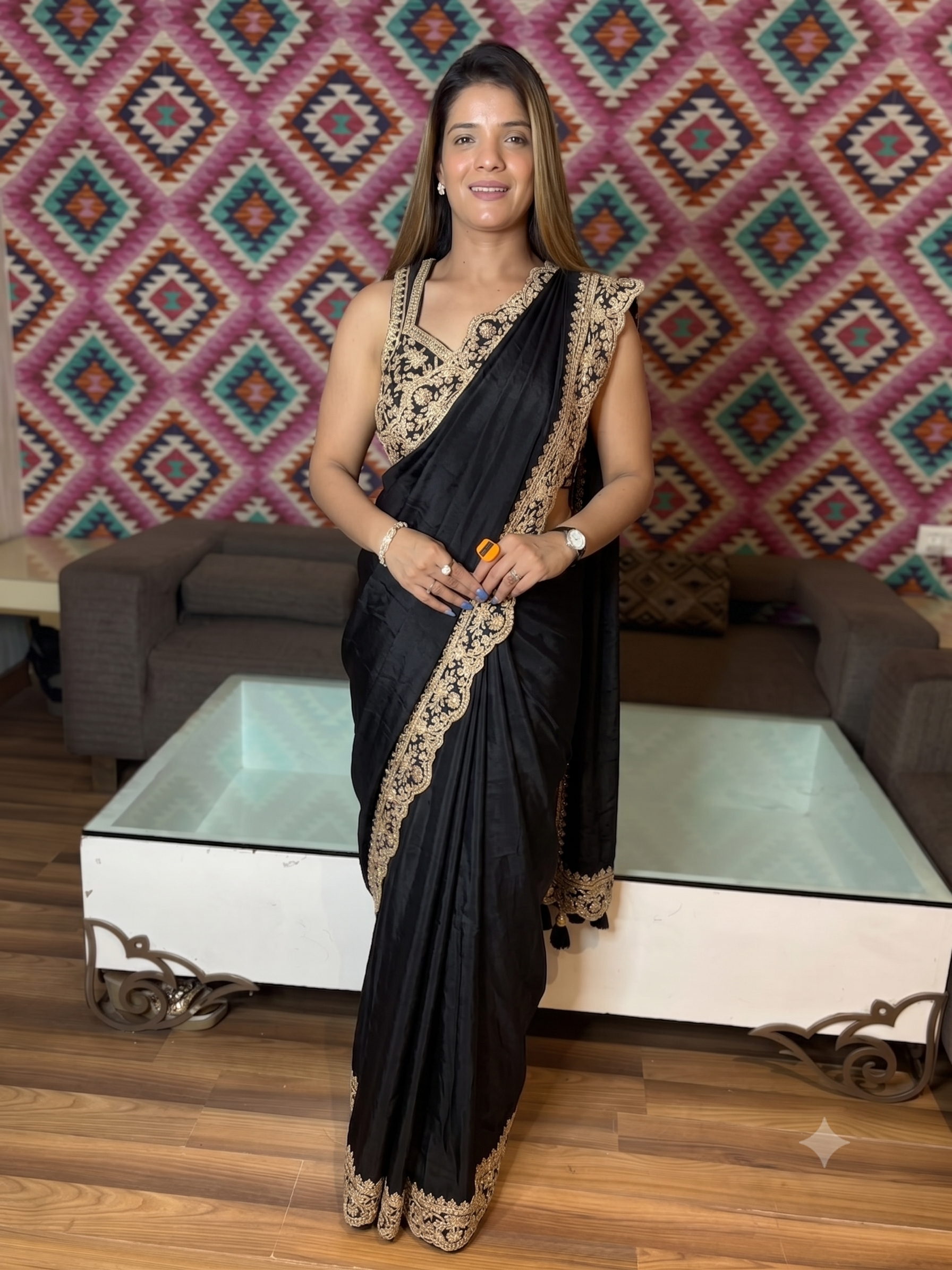 The Royal Cobalt Saree (358 GS-125)