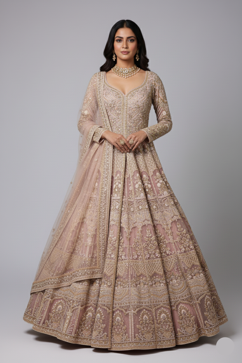Zesty Garden Floral Lehenga (RJ-1736 D-55)