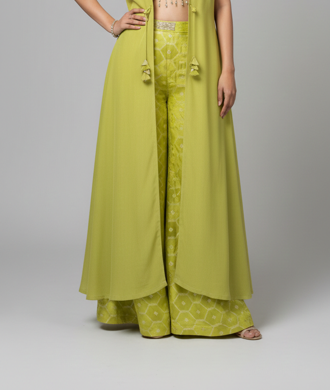 Citrine Blossom Cape Set Secondary image