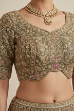 Regal Zardosi Embroidered Lehenga Choli