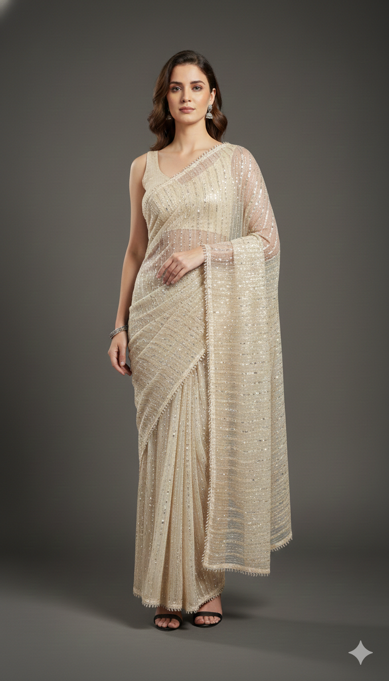 Midnight Galaxy Sequin Drape