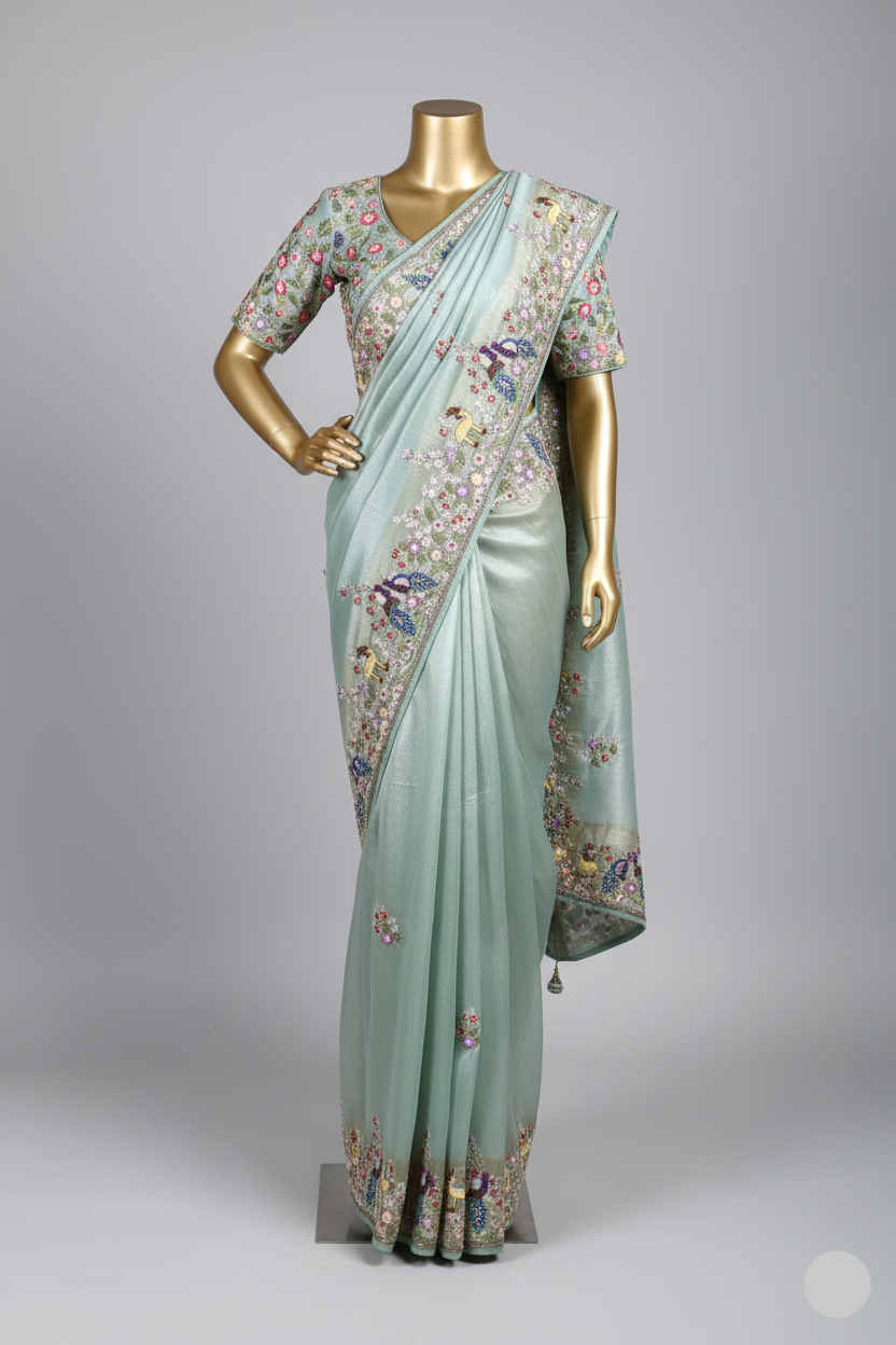 Azure Garden Saree (2990 GS-29)