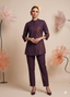 Sophisticated Plum Purple Co-ord Set