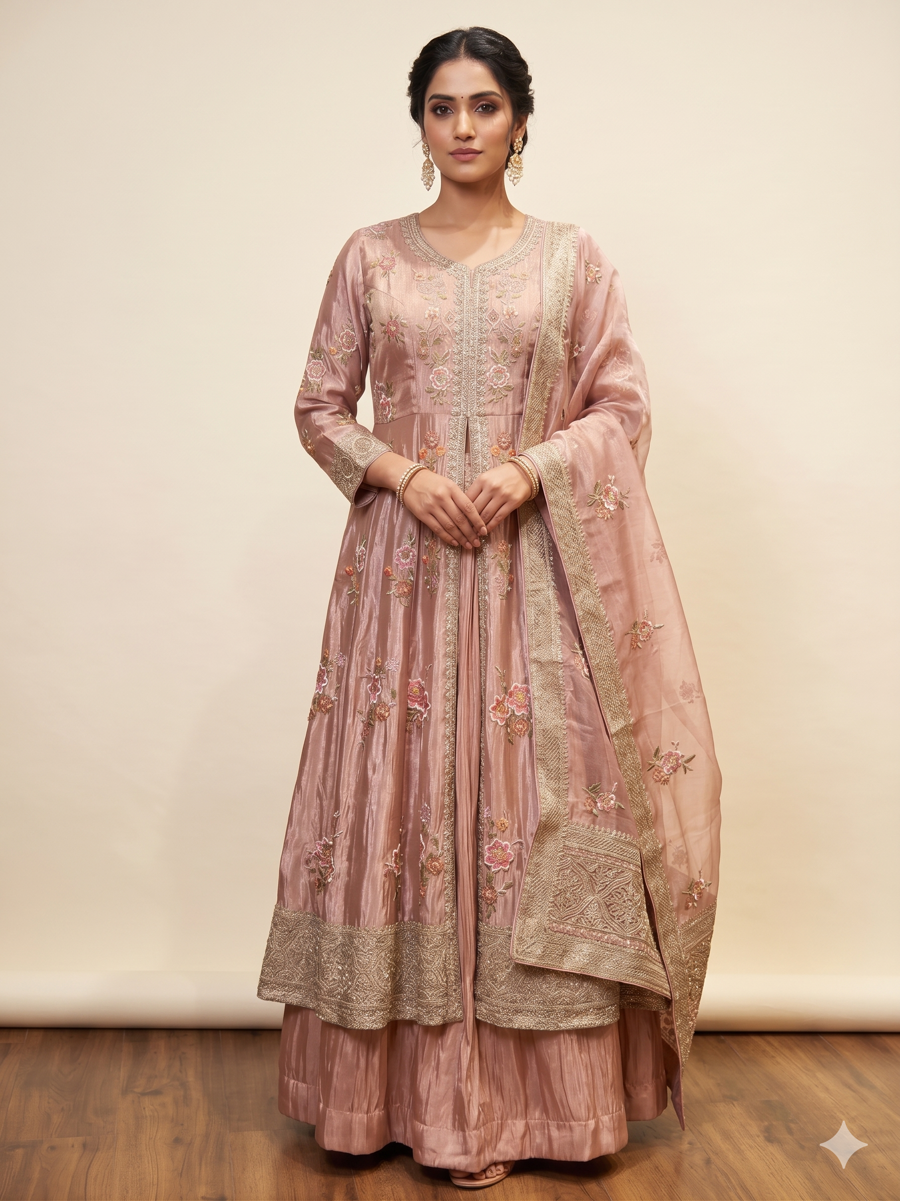 Jacket-Style Anarkali Lehenga Set Main image