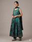 Buy Emerald Bandhani Print Anarkali Set with Zari Work Online