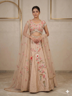 Phool-Vaari Pastel Lehenga